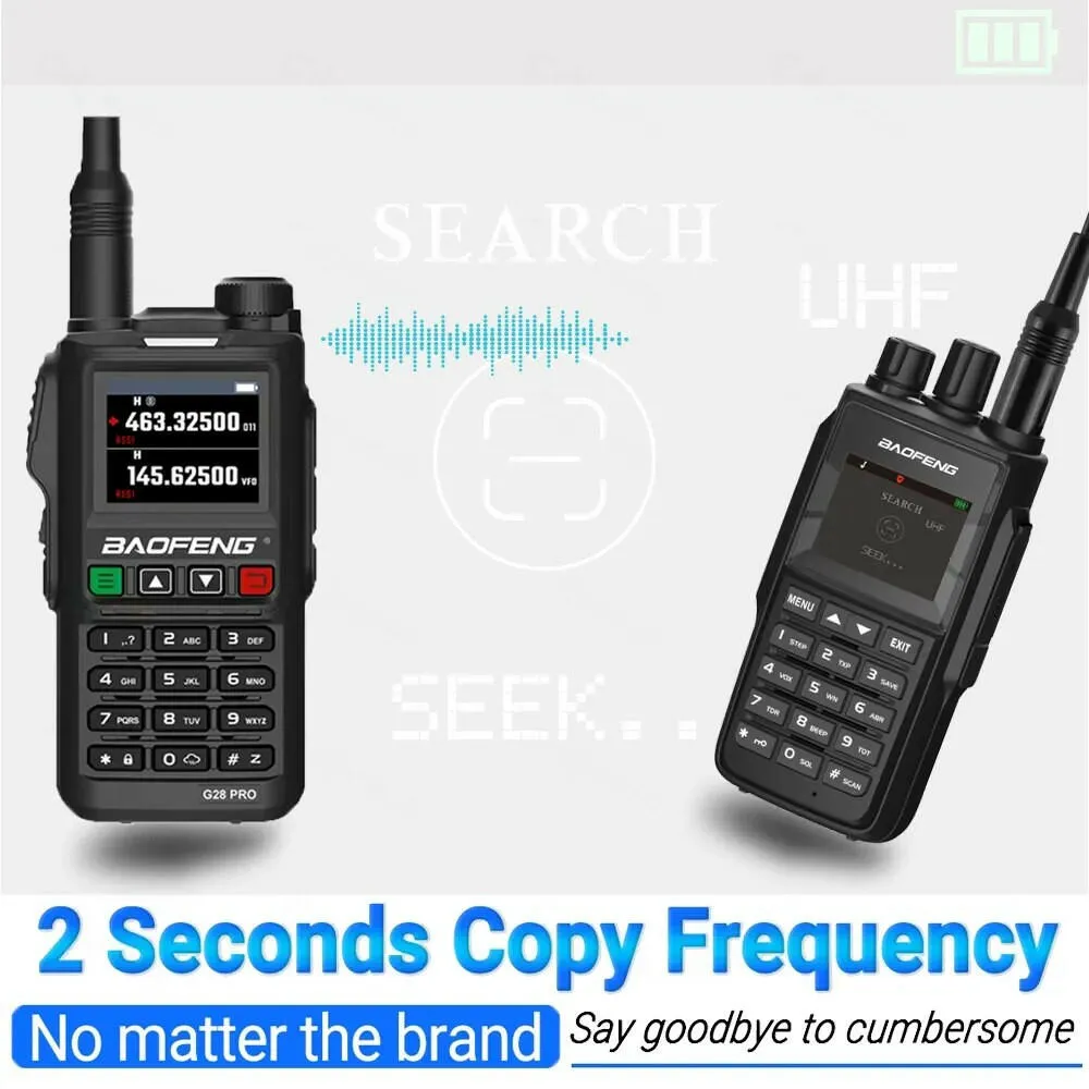 2023 Baofeng UV G26 PRO Waterproof Walkie Talkie 10W Two Way Radio UHF VHF Ham CB Radio Upgraded UV17 UV-16 UV9R PRO Long Range