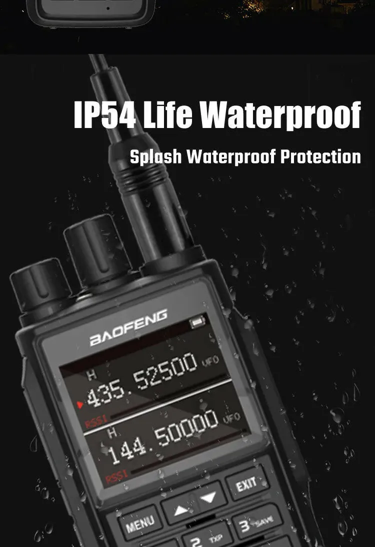 2023 Baofeng UV G26 PRO Waterproof Walkie Talkie 10W Two Way Radio UHF VHF Ham CB Radio Upgraded UV17 UV-16 UV9R PRO Long Range