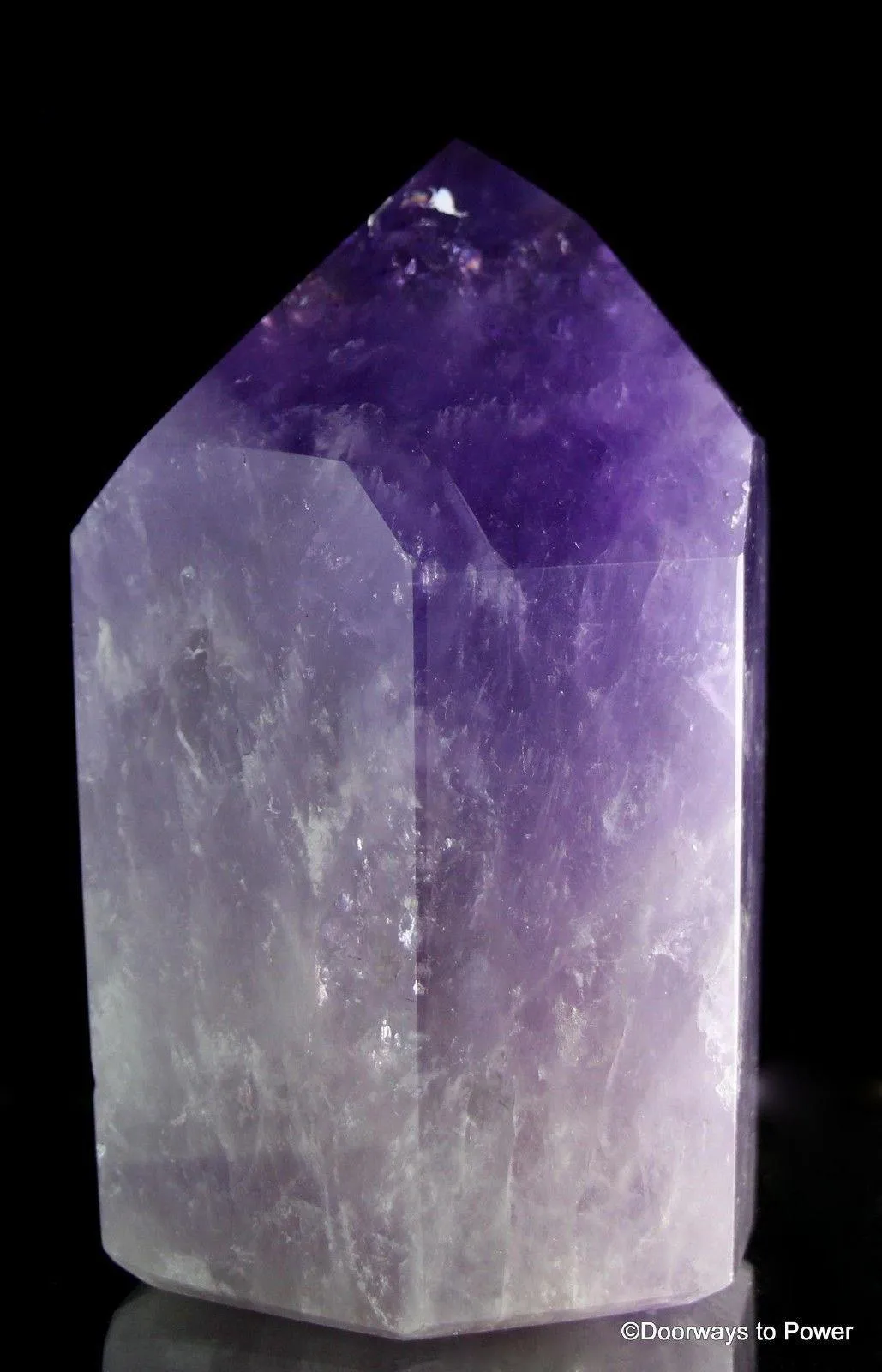 3.75" John of God Amethyst Quartz Dow Healing Crystal CAA-3