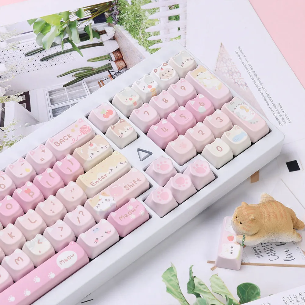 ACGAM x Maorbeng Meow Squad MAO Profile Keycap Set 141 Keys