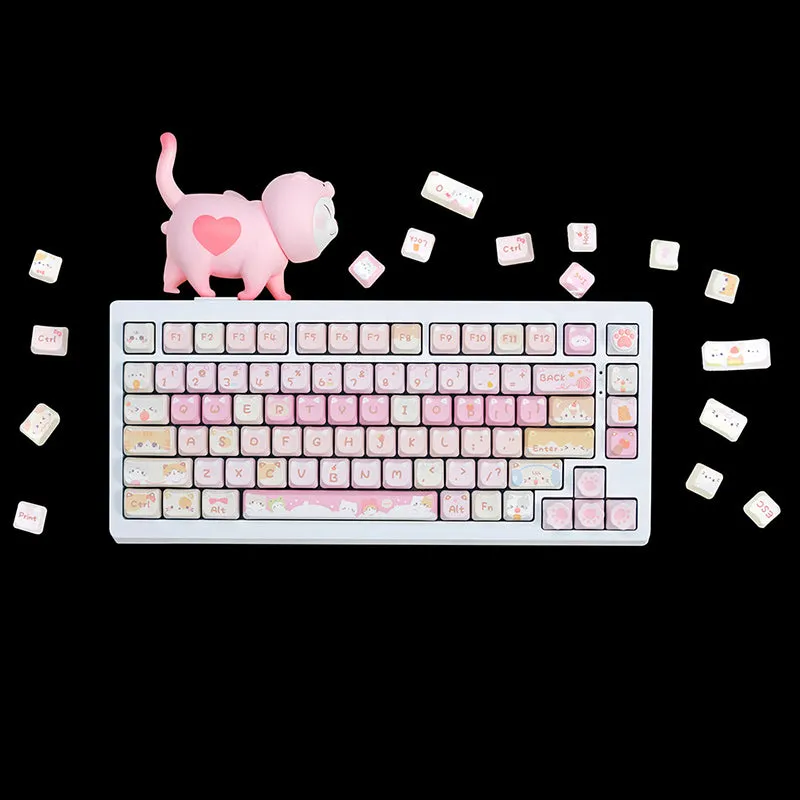 ACGAM x Maorbeng Meow Squad MAO Profile Keycap Set 141 Keys