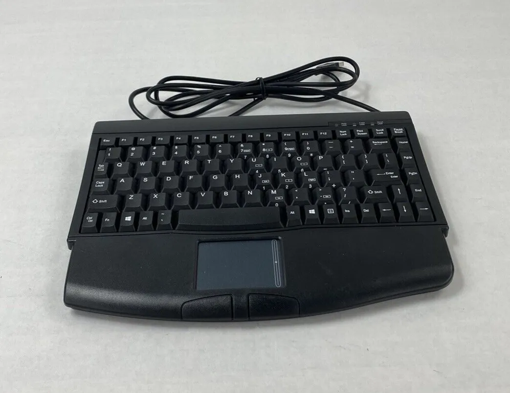 Adesso ACK-540UB Mini Touchpad Wired Keyboard Tested