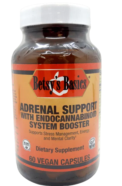 Adrenal Support with Endocannabinoid System Booster, 60 vcap (item 650)