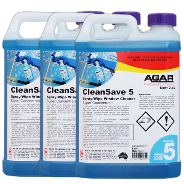 Agar CleanSave 5 Window Cleaner