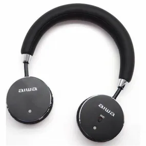 Aiwa Bluetooth Headphones with ANC, Black