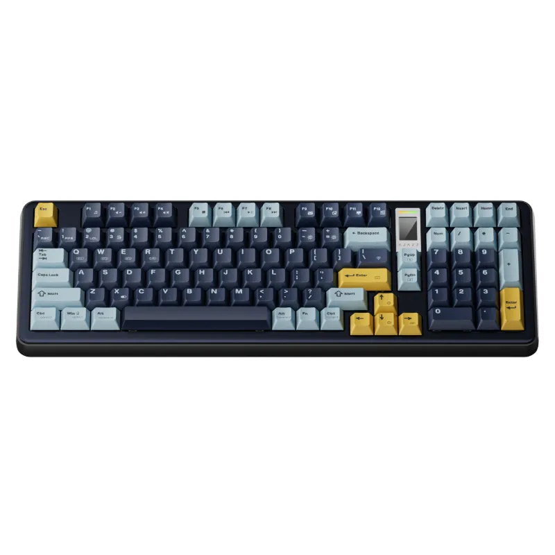 AJAZZ AC100 LCD Aluminium Alloy Mechanical Keyboard