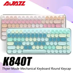 AJAZZ K840T Bluetooth Mechanical 84 Keys Gaming Keyboard