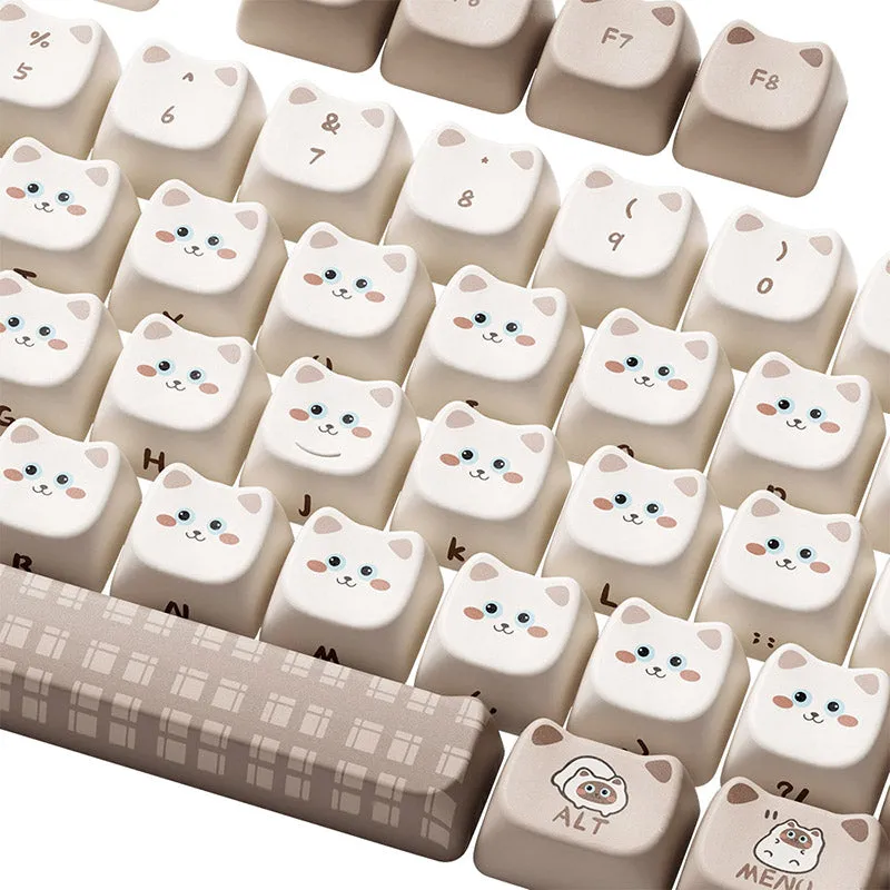 Akko Siamese Cat Keycap Set MAO Profile 142 keys