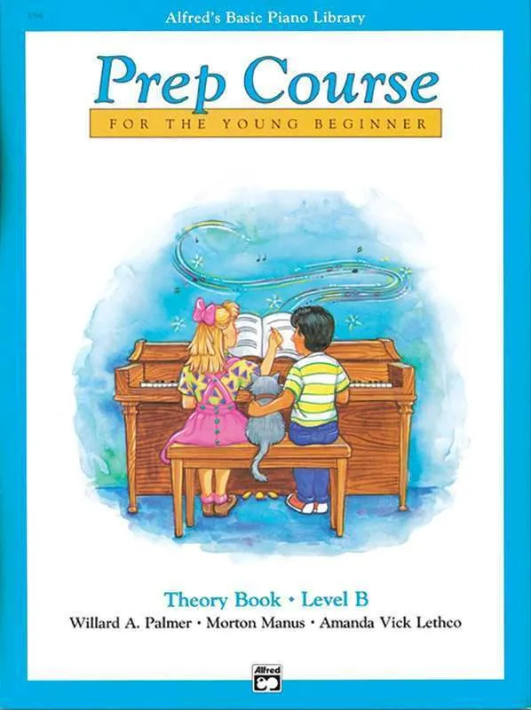 Alfred's Basic Piano Prep Course Theory Book Level B