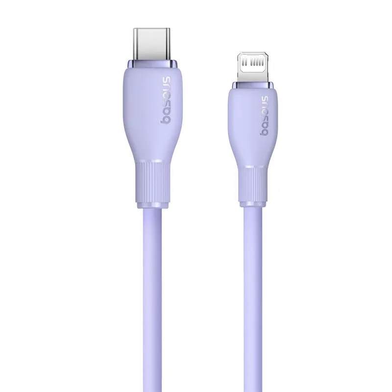 Baseus Pudding Series Fast Charging Cable Type-C to Ip 20 Watts,1.2M Nebula Purple