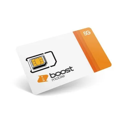 Boost Mobile Preloaded SIM Card (5GB) Data 3 Month