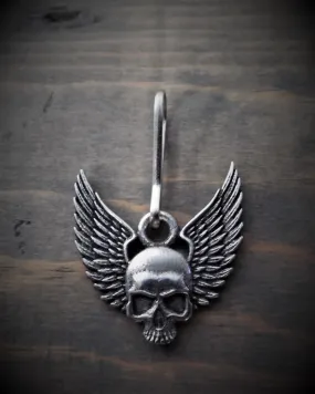 BZP-34 Skull Upwing Zipper Pull Extender