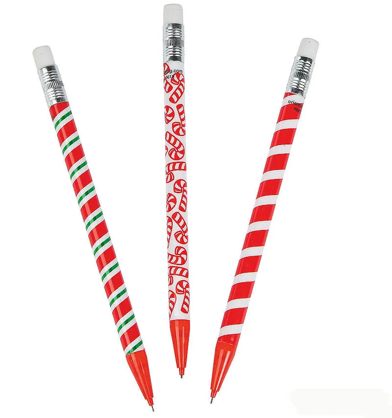 Candy Cane Mechanical Pencil (24/unit) #13710960, H-12