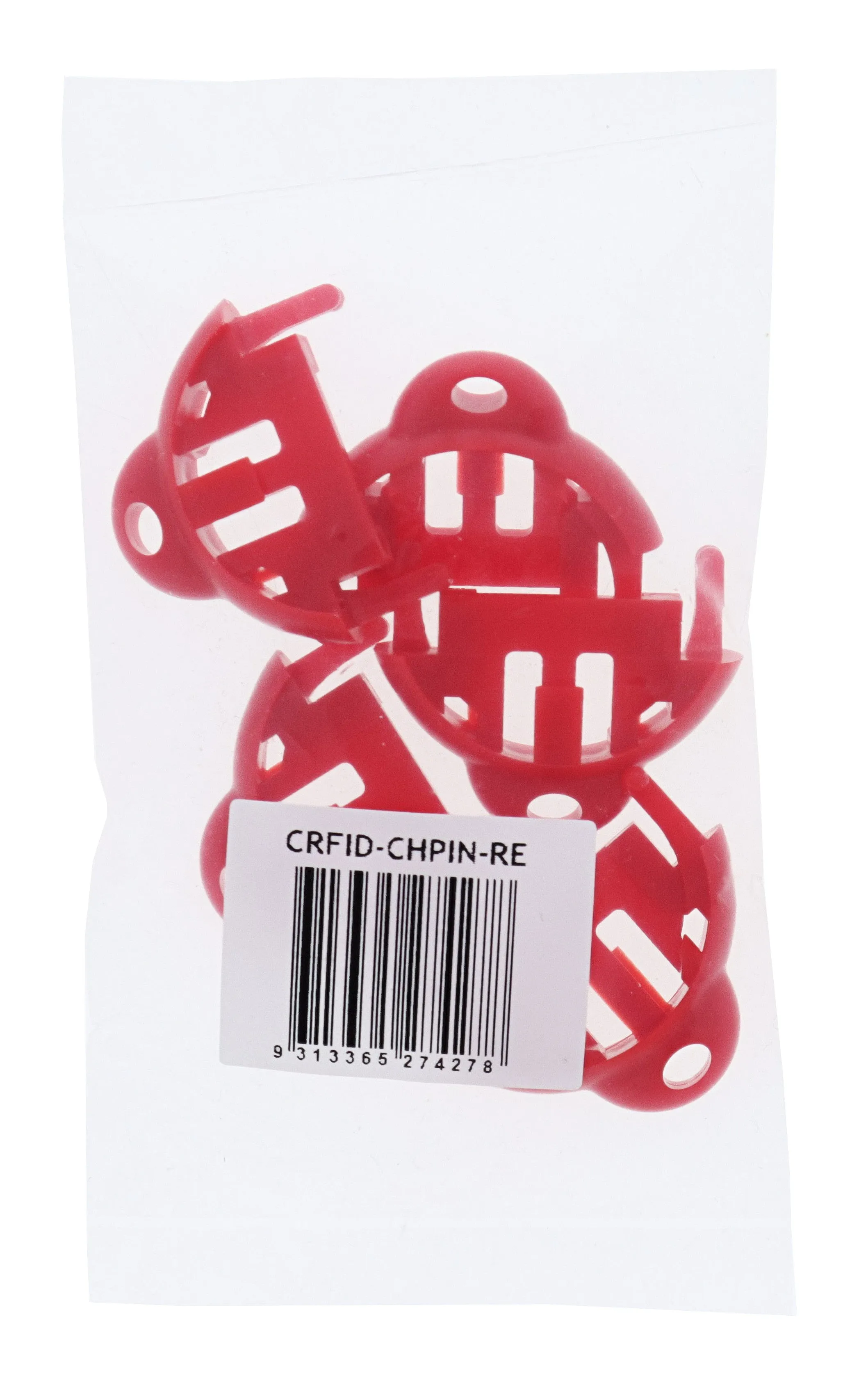 Carbine RFID Keyhead, CHPIN,  Red, Top head insert 5 pack