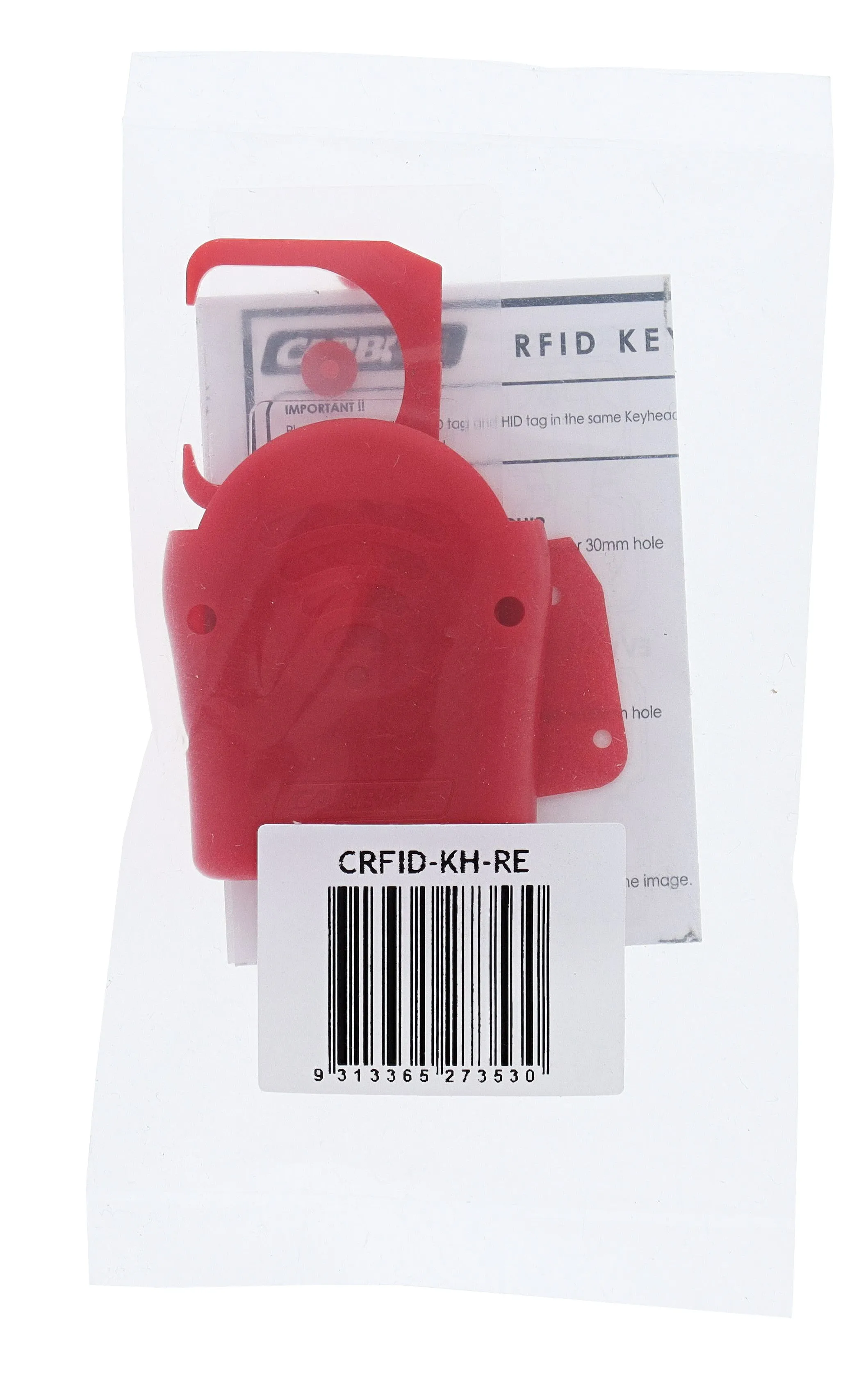 Carbine RFID Keyhead, KH,  Red, Body Without top insert