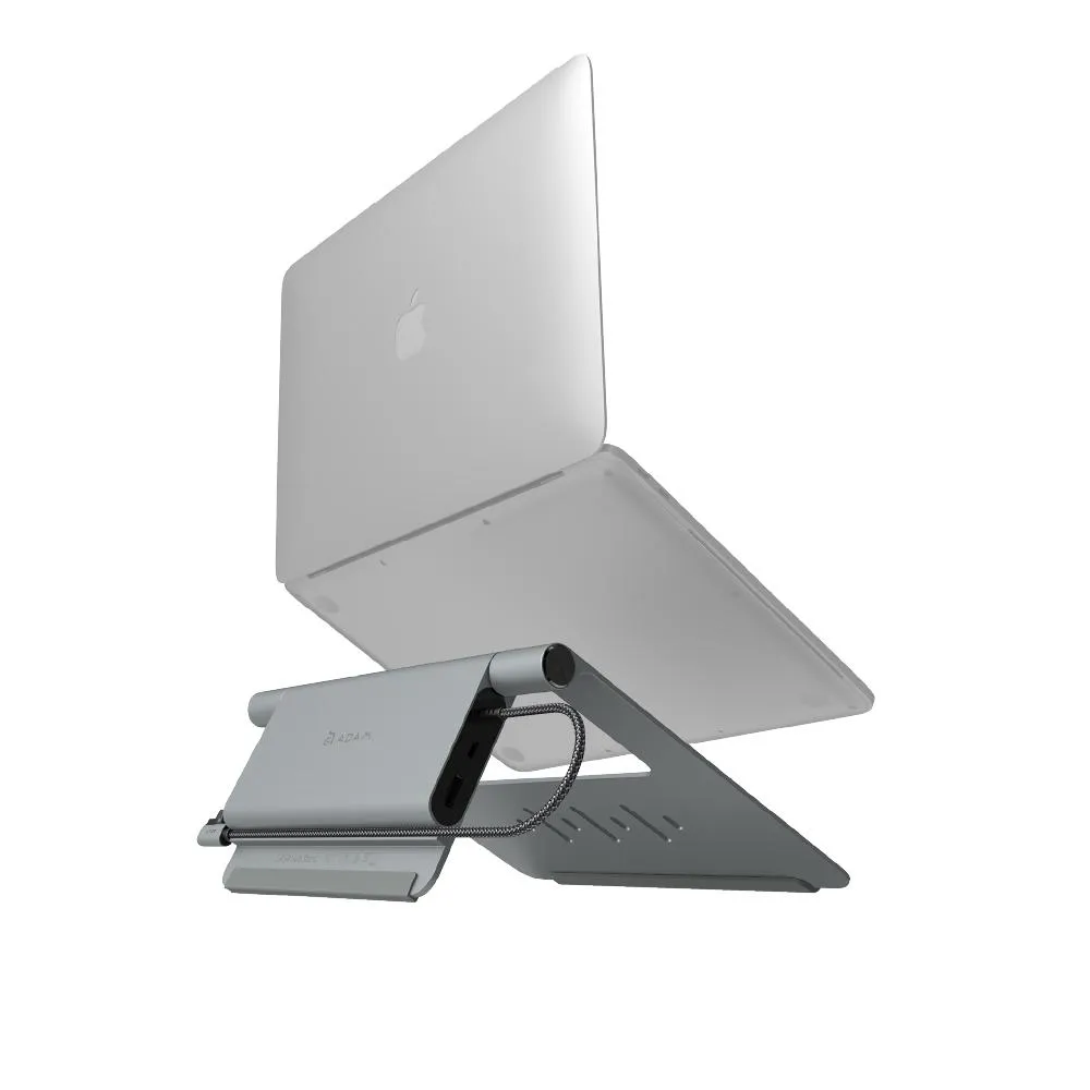 CASA Hub Stand USB-C 5-in-1 Laptop Stand Hub   Roma 256GB USB Type-C / USB 3.1 2 in 1 Flash Drive (Gray)