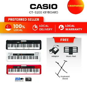 Casio CT-S200 (Black) Keyboard