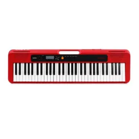 Casio Digital Keyboard 61 Key 48 Polyphony 2W Red