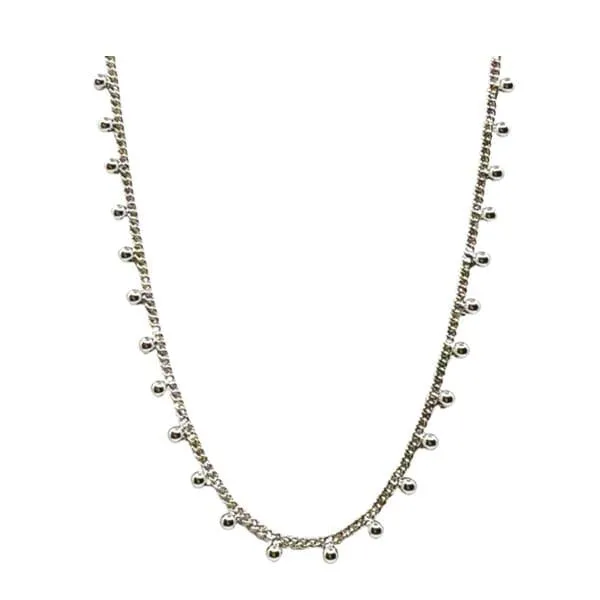 Choker: Sterling With Drops (NCS4644)