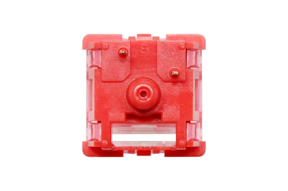 CIY Red Lotus Switch Linear 45g Clear Red Top Switch mx stem switch for mechanical keyboard 50m Factory Stem Lubed PC Nylon POK