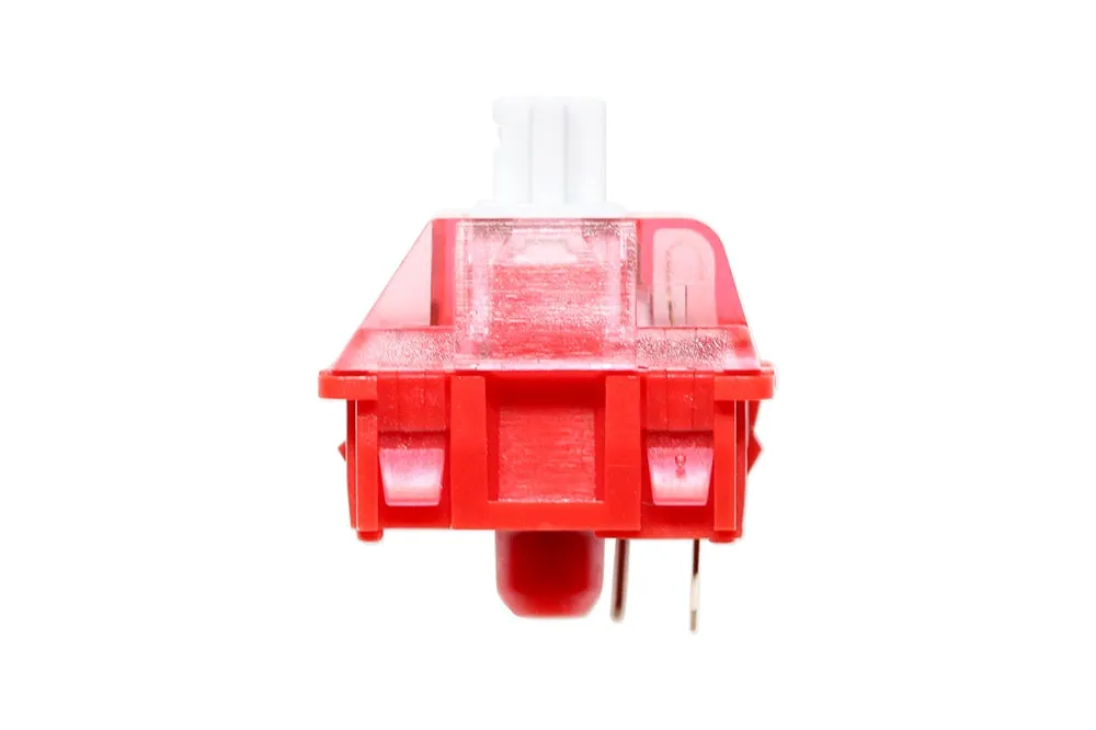 CIY Red Lotus Switch Linear 45g Clear Red Top Switch mx stem switch for mechanical keyboard 50m Factory Stem Lubed PC Nylon POK