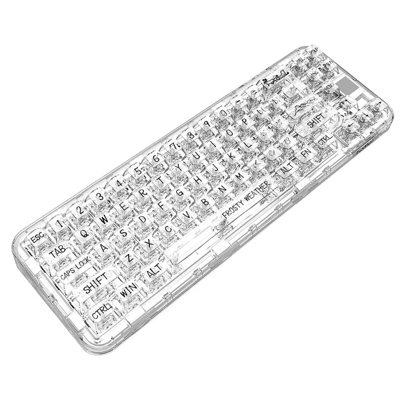 CoolKiller CK68 Polar Bear Transparent Wireless Mechanical Keyboard