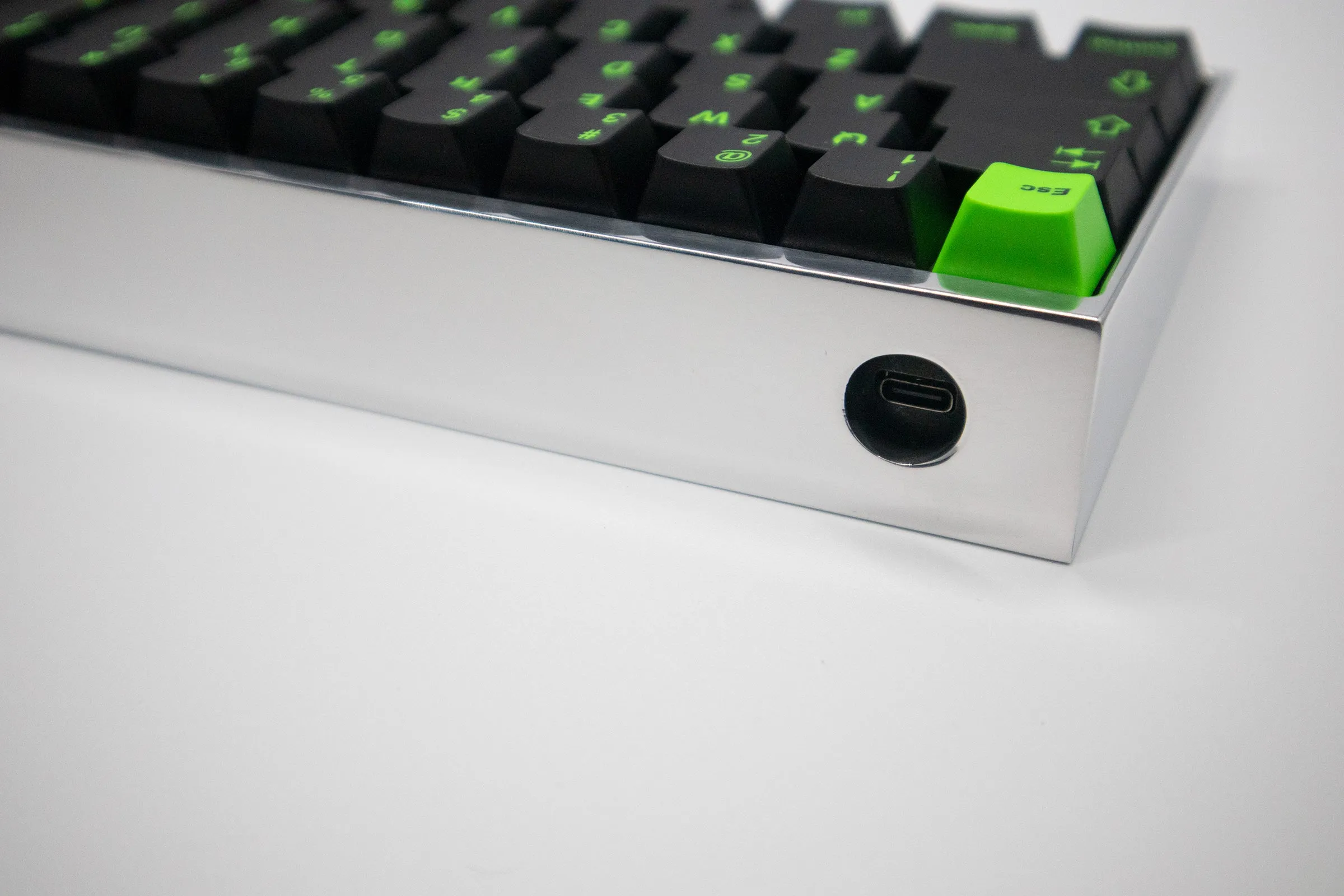 Custom Built Mirror Polished Tofu65 RGB Hotswap Mechanical Keyboard