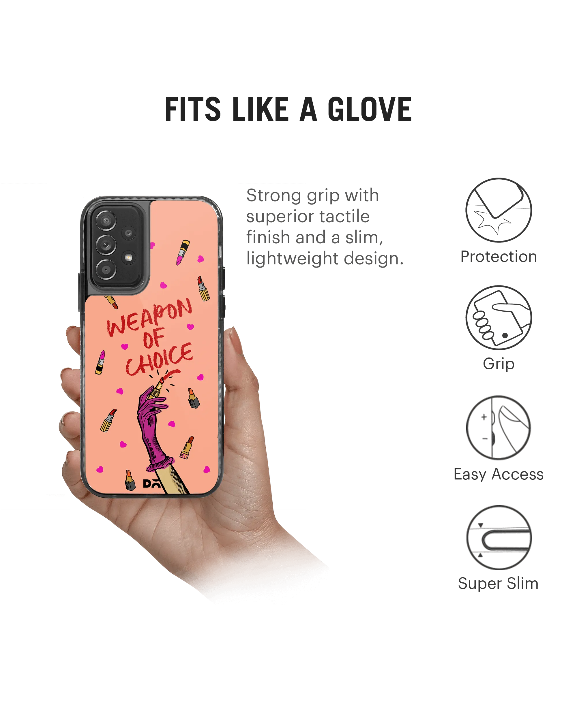 DailyObjects Weapon of Choice Stride 2.0 Case Cover For Samsung Galaxy A52