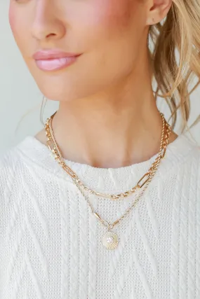 Danielle Gold Layered Necklace