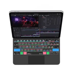 Davinci Resolve Keyboard Cover for iPad Magic Case