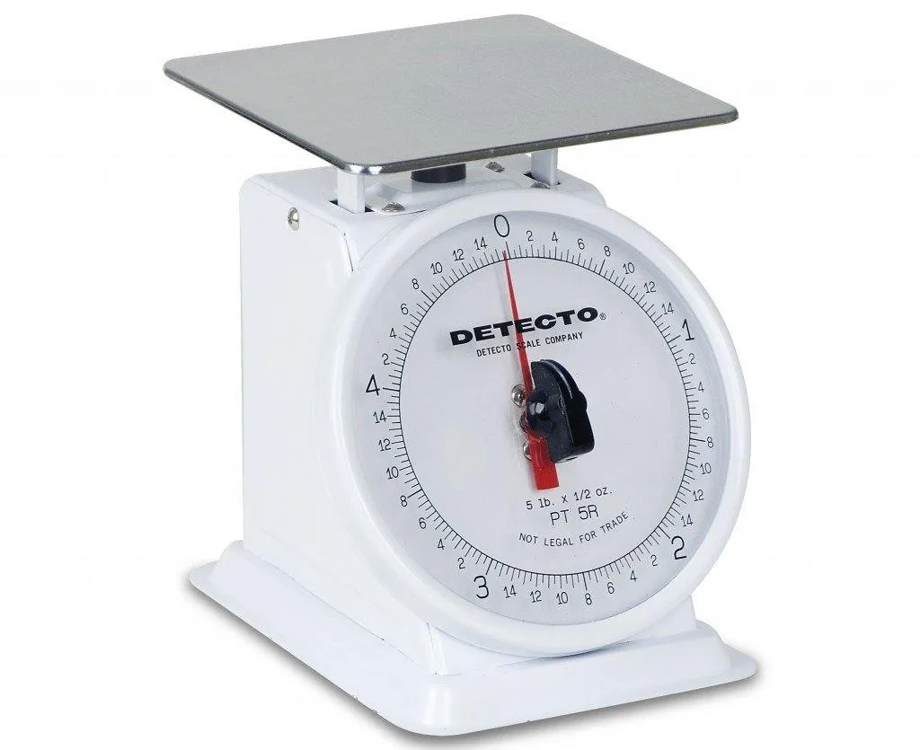 Detecto T Series 8 inch Toploading Dial Scale - T2R