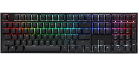 Ducky One 2 Backlit Gaming Keyboard, Mx-Silent-Red, Rgb Led - Black, Ch-Layout