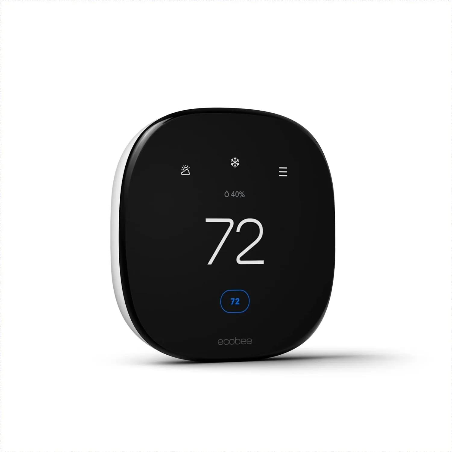 Ecobee New Smart Thermostat Enhanced - Programmable Wifi Thermostat - Works with Siri, Alexa, Google Assistant - Energy Star Certified - Smart Home