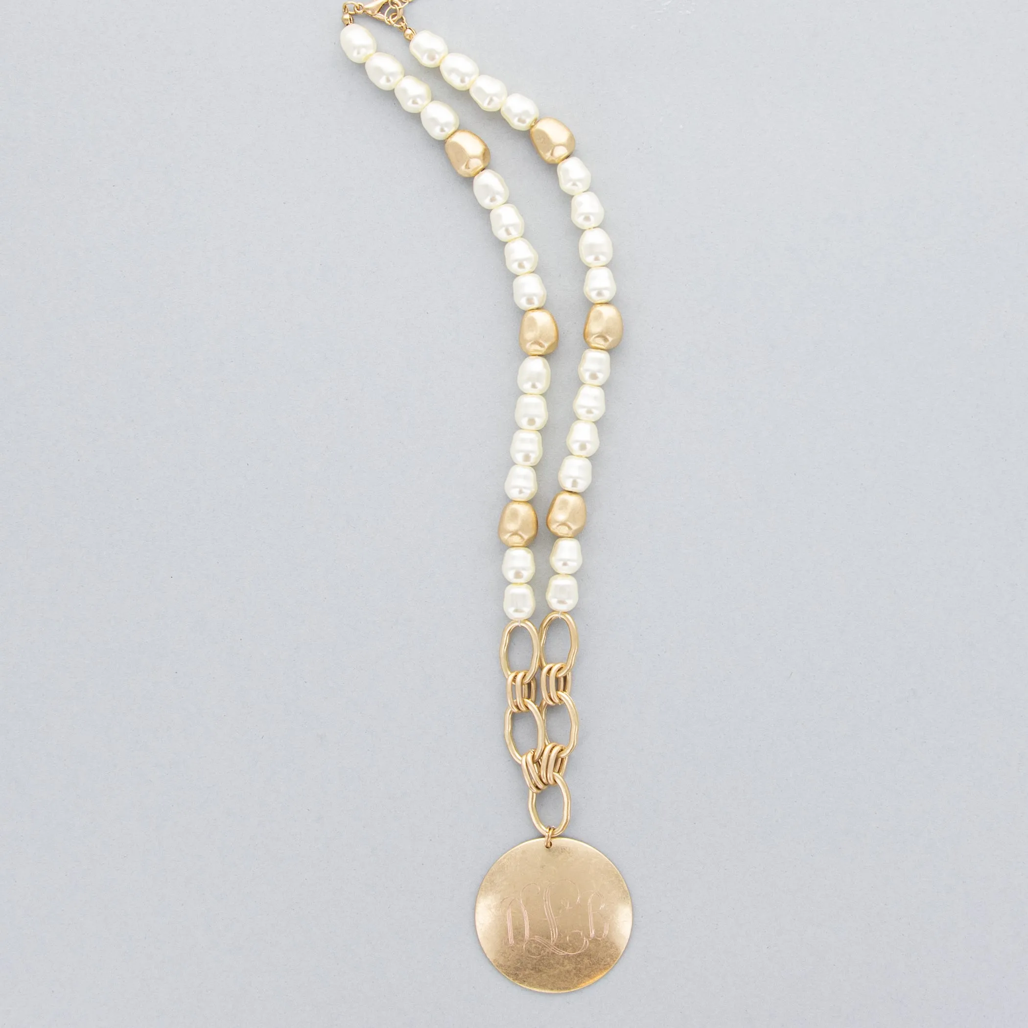 Elevated Style Necklace - Goldtone