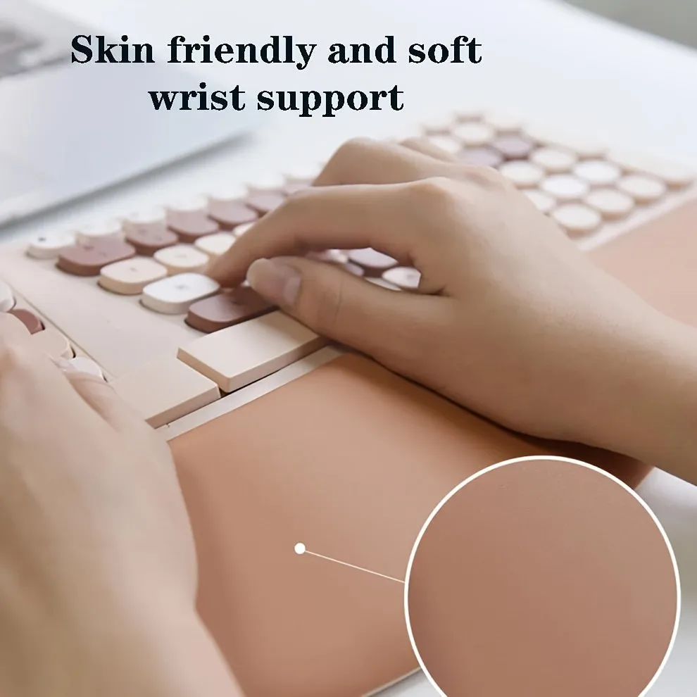 Ergonomic Skinny Hand Rest Wireless Keyboard Mouse Set For Desktop Laptop Office, Bright And Refreshing Macaron Color System, Each Color Can Bring A Different Mood.