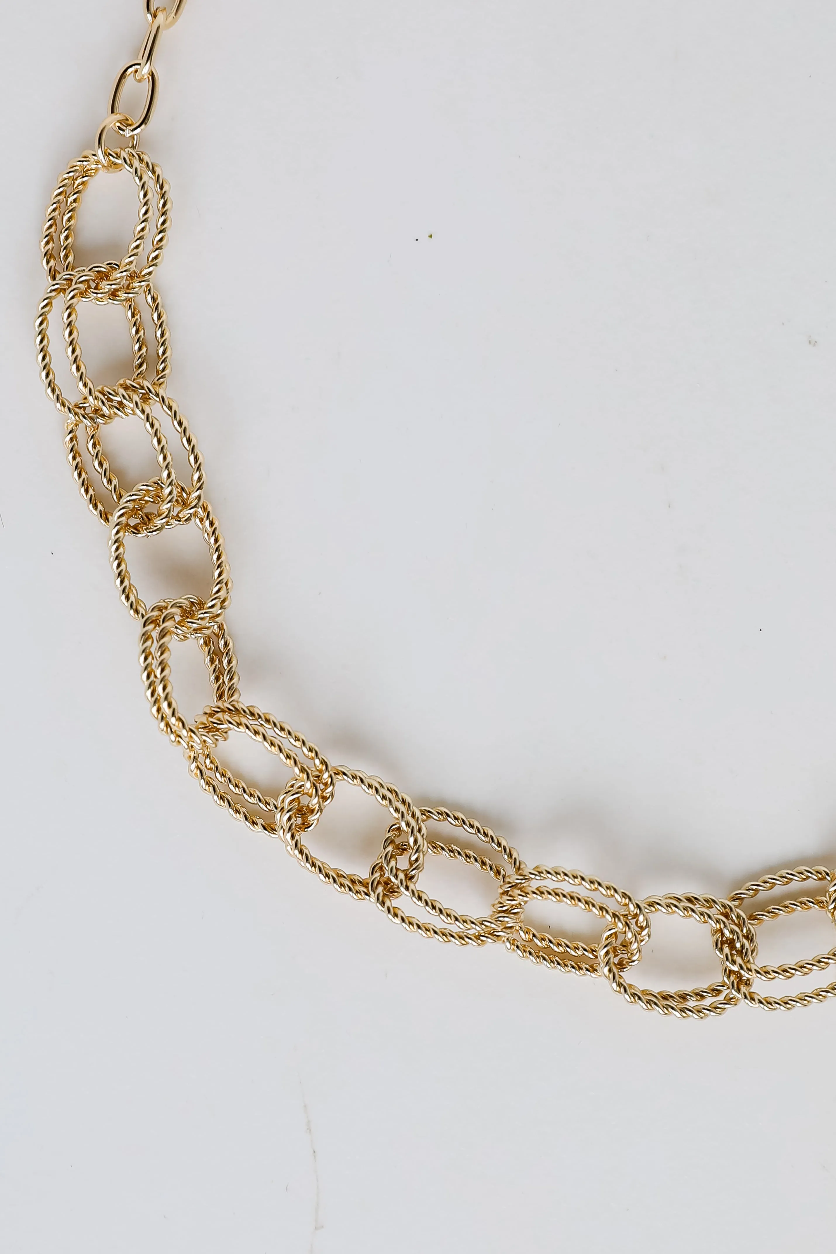 FINAL SALE - Scarlett Gold Chainlink Necklace