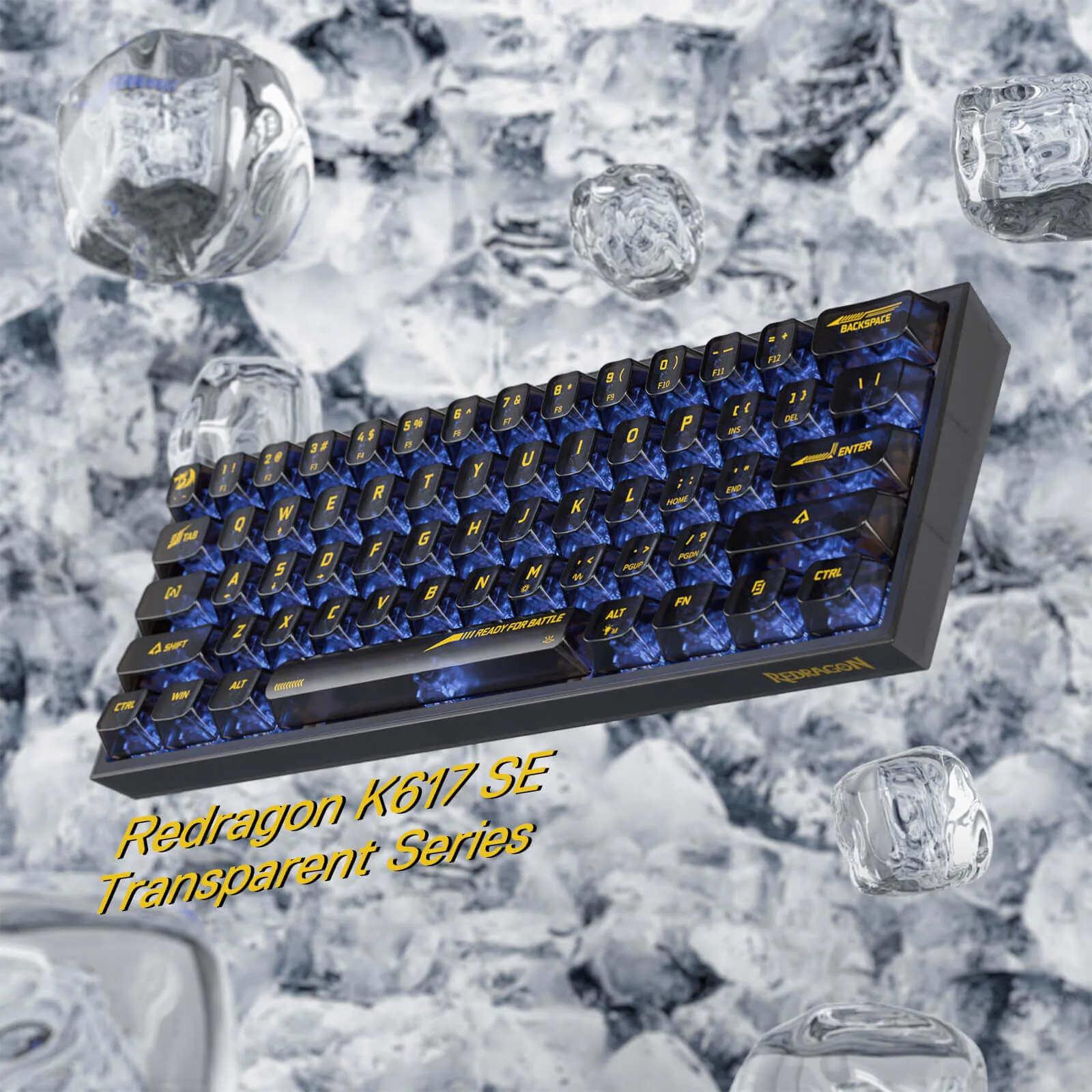 FIZZ K617 SE Full-Transparent Mechanical Keyboard