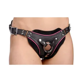 Flamingo Low Rise Strap On Harness Black O/S