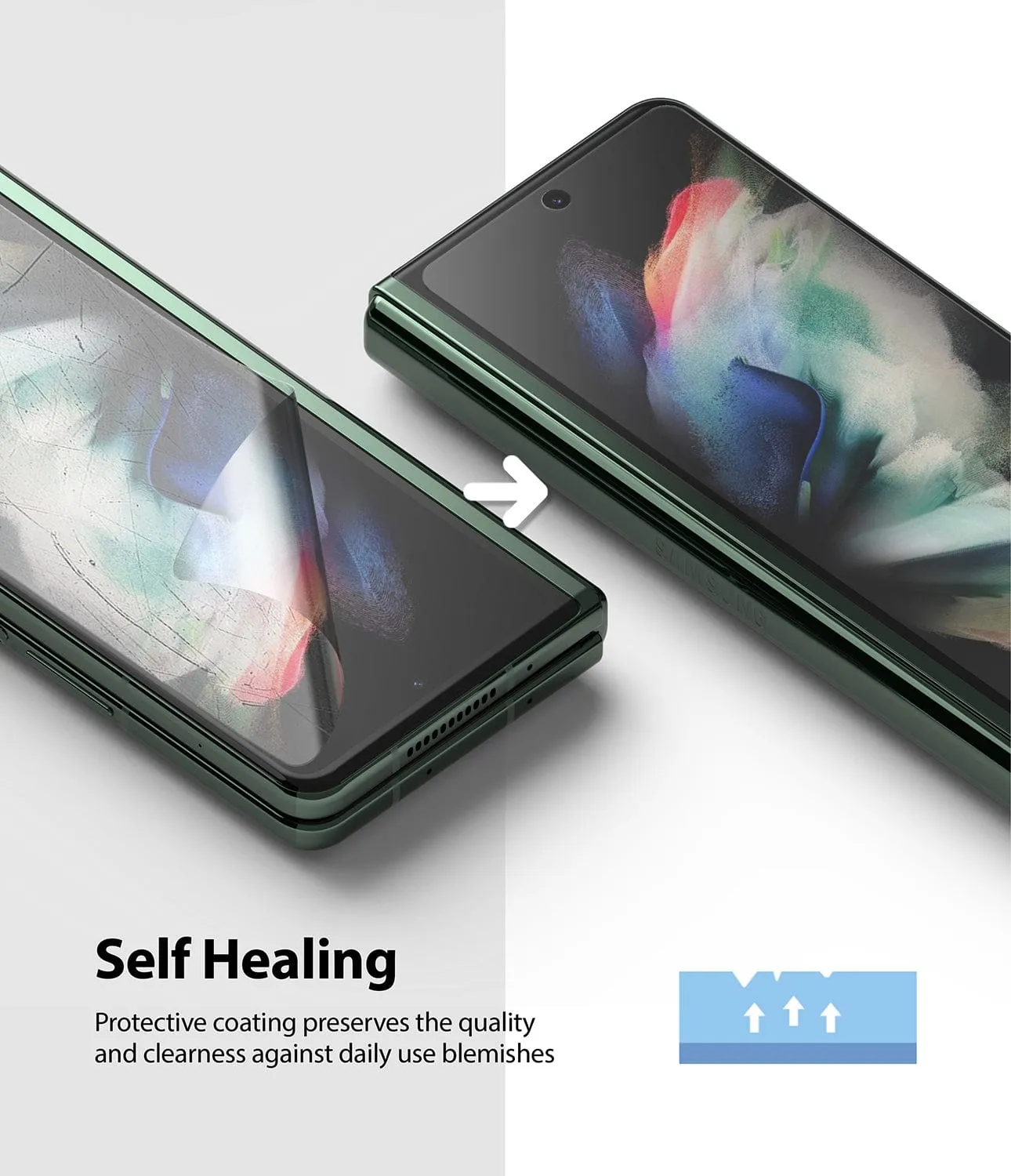 Galaxy Z Fold 3 Screen Protector By Ringke