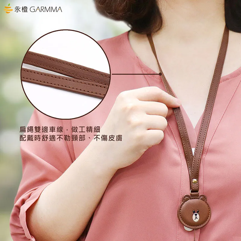 GARMMA Line Friends 36cm Anti-lost Leather Strap Universal Lanyard