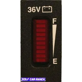 GAUGE, CURTIS BATTERY VERTICAL EZ 36V