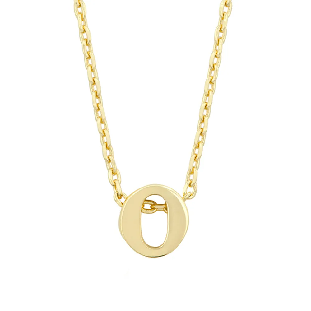 Golden Initial O Pendant