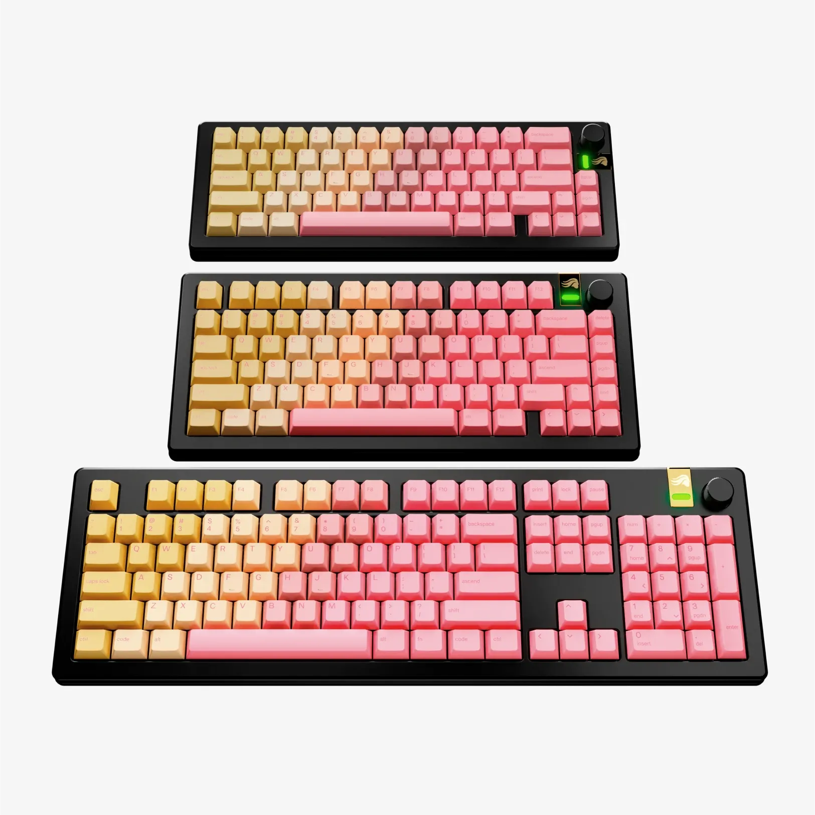 GPBT Grapefruit V2 Keycaps