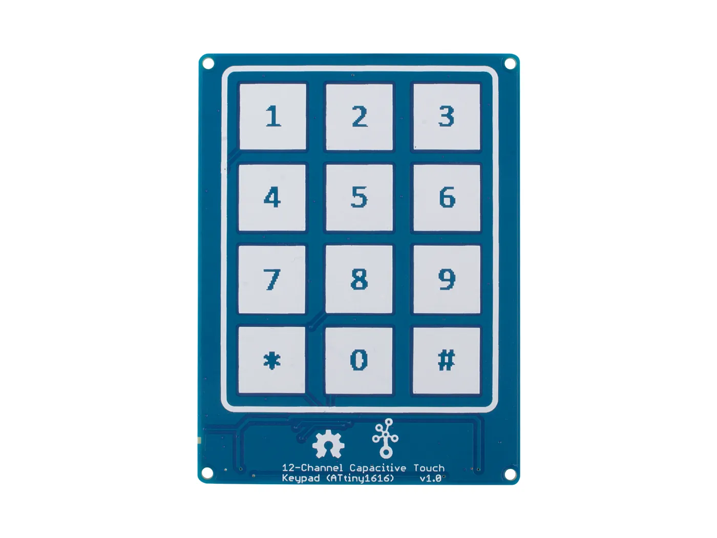 Grove - 12-Channel Capacitive Touch Keypad (ATtiny1616)