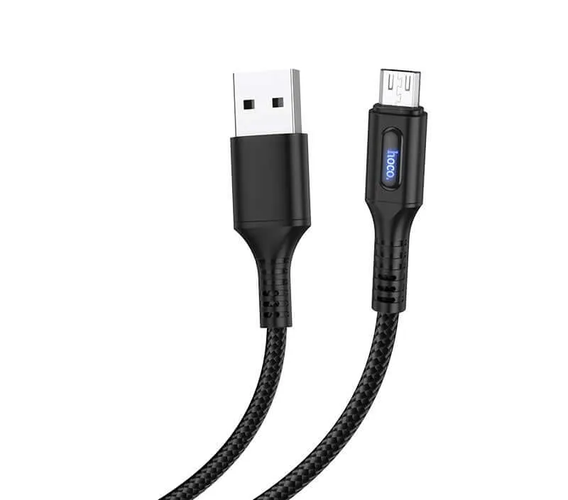 Hoco U79 | USB to Micro Mobile Cable | Auto Power Off