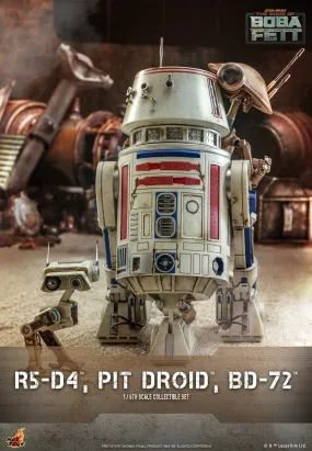 Hot Toys - TMS086 - The Book of Boba Fett - 1/6th scale R5-D4™, Pit Droid™, BD-72™ Set