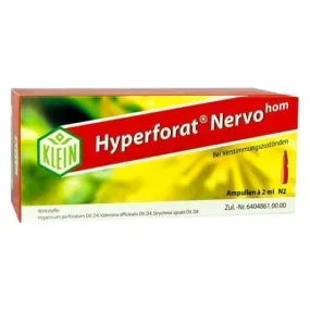 HYPERFORAT Nervohom solution for injection 10X2 ml nervous system disorders