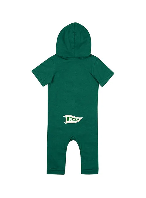 Infant Keyboard Hood Milwaukee Bucks Onesie