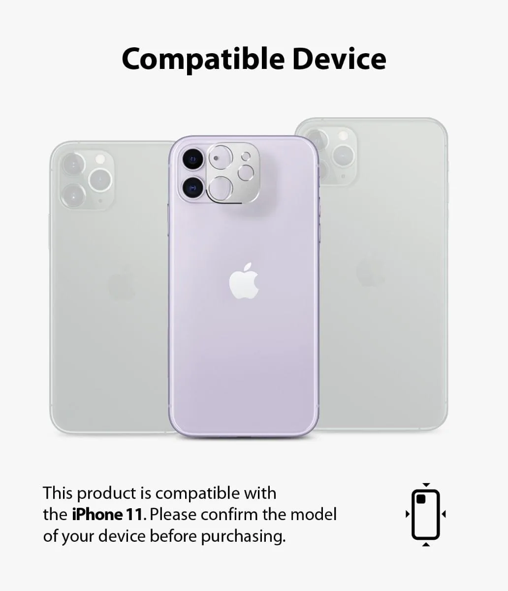 iPhone 11 RINGKE CAMERA STYLING - SILVER