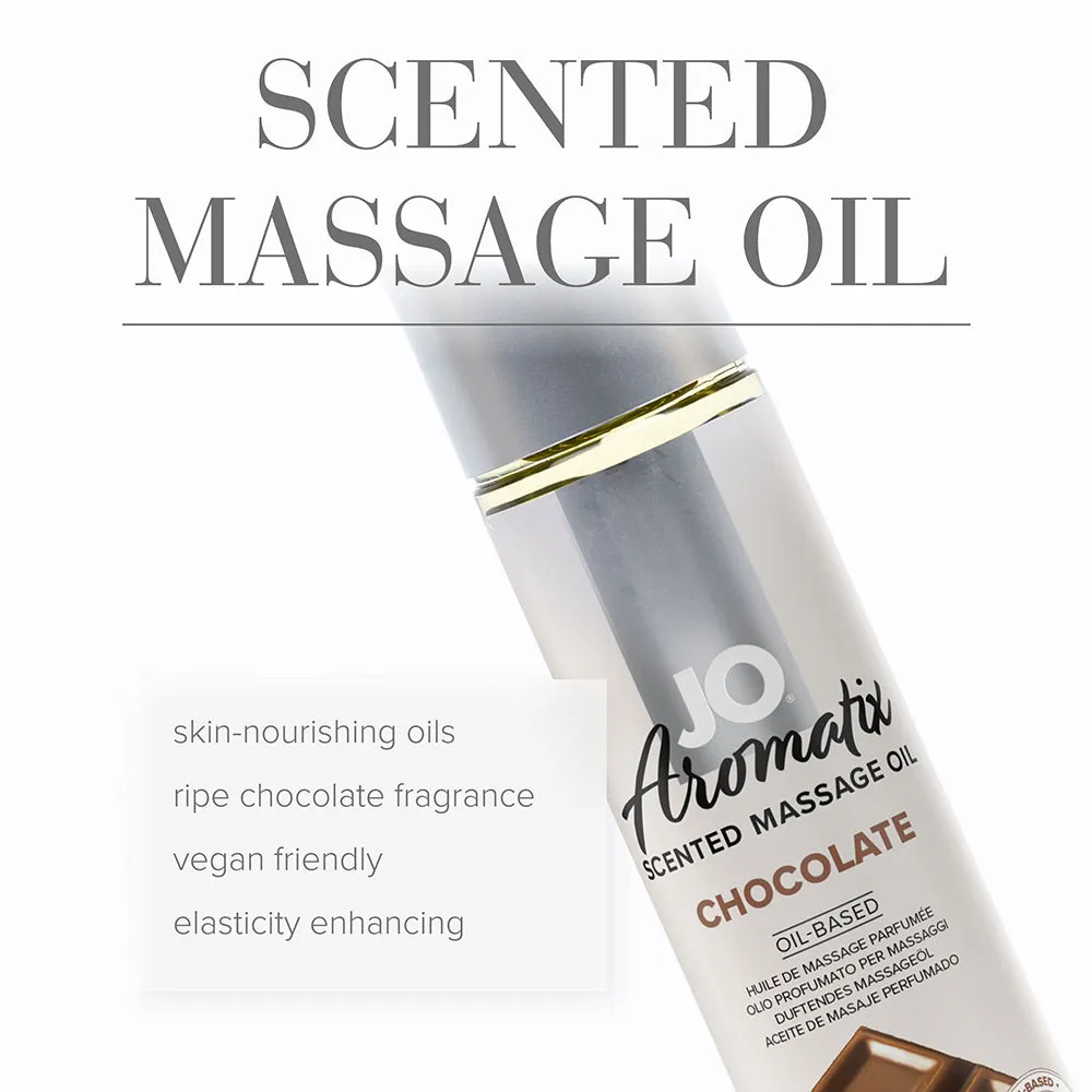 JO Aromatix Chocolate Scented Massage Oil 4 oz.